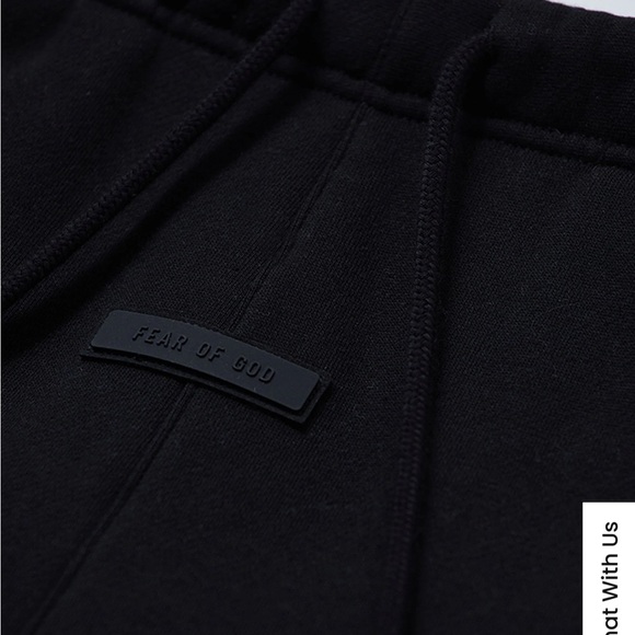 Fear of God Essentials Jet Black Sweatpants - Picture 8 of 8